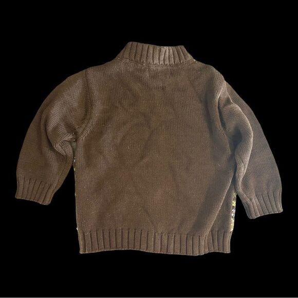 Kids HEADQUARTERS | Baby Boy Brown Christmas Sweater - Picture 4 of 4